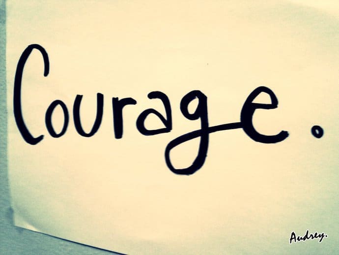 courage when leading